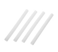 Garneck 4pcs Milking Machine Silicone Tube, Milker Machine Pipe, 6.2 Inch White Silicone Short Air Hose for Cow Milker, Dairy Goat Milking Supplies