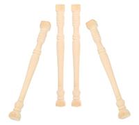Garneck 4pcs Mini Roman Pillar Model Micro Landscape Accessories for Dollhouse DIY Miniature Garden Decor Realistic Mini House Pillars
