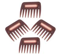 Garneck 4pcs Professional Barber Combs for Men Wide Tooth Hair Styling Comb Texture Detangling Hair for Haircutting and Hairdressing Salon Use