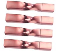 Garneck 4pcs Rose Gold Empty Mascara Tubes Wand 15ml Refillable Eyelash Brush Containers Suitable for DIY Makeup and Eyebrow Application