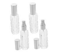 Garneck 4pcs Small Spray Bottle Transparent Glass Cocktail Atomizer for Precise Mixing and Proportion Control Bitters Sprayer for Home Bar Ktv and Bartenders