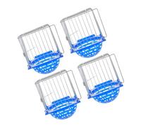 Garneck 4pcs Stylish Bird Nesting Box with Coconut Secure Habitat for Small Pet Birds Easy Maintenance Breeding Nest for Finches Lovebirds Modern Design for Peaceful Nesting