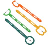 Garneck 4pcs Tongue Trainer Set for Oral Muscle Exercises, Tongue Tip and Lateralization Tools, Mouth Strength and Speech Therapy Device for ’s Pronunciation and Oral Motor Training