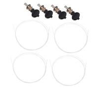Garneck 4pcs Ukulele Tuner Friction Pegs for Banjo Black Ukulele Strings Tuners Adjuster Instrument Accessories Acoustic Guitar Accessories