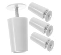 Garneck 4pcs White Curtain Roller Stoppers Window Shutter Fasteners Replacement Blinds Stops Compact Design for Vertical Blinds and Roller Shutters Household Use