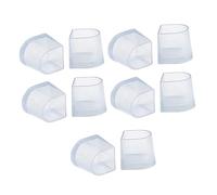 Garneck 5 Pair High Heel Protector Covers Slip Abrasion Resistant Shoe Heel Protectors for Women S Transparent Durable Floor Stoppers Prevent Sinking in Grass Mud Cracks