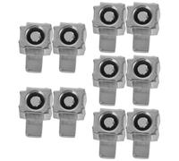 Garneck 5 Pairs Metal Lock Buckle for Game Controller Repair Precision Fit Replacement for Switch Handle Slider Track Easy Install Design
