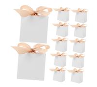Garneck 50 Sets Packing Box Ribbon Birthday Packaging Wedding Treat Boxes Small Valentine's Day Party for Birthday Party Little