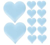 Garneck 500Pcs Heart Shape Sponge Petals Wedding Table Scatter Romantic Valentines Decoration Reusable for Large Events and Aisle Enhancements