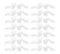 Garneck 50pcs Radiator Towel Hooks for Radiator Racks Heavy-Duty Abs Plastic Clips with 7.5mm Rail Installation Portable and Aesthetic Space Enhancement for Kitchen and Office