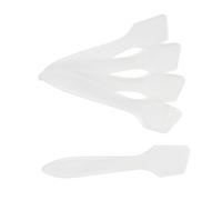 Garneck 50pcs Transparent Cosmetic Spatula for DIY Makeup Application Comfortable Grip Plastic Mask Applicator for Cream and Beauty Product Sampling