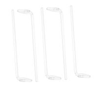 Garneck 5pcs Glass Cell Spreaders Laboratory Tool for Cell Culture Diameter Smooth Surface for Uniform Coating and Reusable for Experimental Teaching