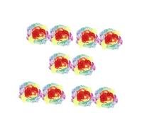Garneck 5pcs Hibiscus Flower Bikini Tops for Women Hawaii Luau Party Supplies Tropical Skirt Costume Accessories Beach and Jungle Theme Dress Up
