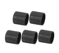 Garneck 5pcs Metal Control Knobs for Electric Guitars and Basses Flat Top Design for Secure Grip Easy Installation Replacement Parts Precision Volume and Tone Adjustment Guitar Accessories