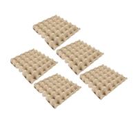 Garneck 5pcs Paper Mache Egg Tray Egg Cartons for Easter Craft Projects Pulp for Refrigerator for Storage