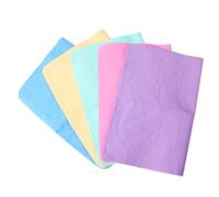 Garneck 5pcs Pva Pet Bathing Towel Super Absorbent Quick Dry Dog Cat Cleaning Towels Soft Gentle for Sensitive Skin for Random Color