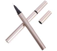 Garneck 5pcs Refillable Eyeliner Tube Container 1ml Plastic Golden Matte Finish for Cosmetic Retailers Storing Nail Oil Sturdy and Portable