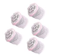 Garneck 5pcs Single Layer White Silk Laundry Wash Bags for Washing Machine, Protect Delicate Garments and Travel Packing Organiser, Underwear Cleaning Mesh Bags