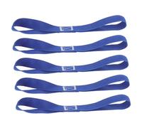 Garneck 5pcs Soft Loop Tie Down Straps Heavy Duty Motorcycle Luggage Straps Multipurpose for Lawn Equipment Transport and Cargo Securing