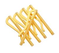 Garneck 5pcs Spring Metal Money Clips Vintage Hinged Wallet Cash Clips for Men Bifold Wallet Accessories Sturdy Banknote Holder