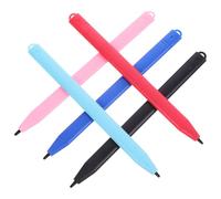 Garneck 5pcs Stylus Pens for LCD Writing Tablet 4.8 Inch with Red Blue Black Light Pink Light Blue Colors, Compatible with Touch Screens and Drawing Tablets for Precise Writing and Drawing