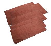 Garneck 5pcs Washable Guinea Pig Blankets and Small Animal Cage Mats, Coffee Color 30x40cm, Soft Bedding Pads for Hamsters, Rats, and Small Pets Sleep and Cage Use