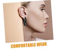 Garneck 6 Pairs Stainless Steel Spiral Snail Earrings Punk Style Fake Gauges Ear Stretchers with Asymmetrical Wings Smooth Finish Comfortable Fit for Men Women Daily Wear