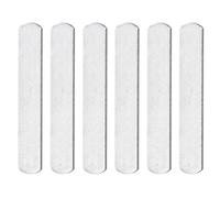 Garneck 6 Pcs Steel Plates for Weighted Vest round Head, Universal Compatibility and Secure Fit, for Strength Training and Workout Routine, Silver Fitness Weight Equipment