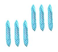 Garneck 6 Pieces Blue Sponge Hair Rollers for Women Lightweight DIY Hairdressing Styling Tools Soft Curlers to Sleep in Comfortable Hair Curlers