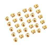 Garneck 600pcs Mini Metal Jingle Bells for DIY Bracelet and Anklets Making, Compact Multi-purpose Iron Bells in Golden Colour, for Decoration and Special Occasion Crafting Accessories