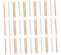 Garneck 600pcs Precision Metal Film Resistor Kit Five-color Ring Assortment Values for DIY Electronics Computer Accessories and Home Shop Projects