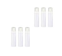 Garneck 6pcs 150ml Foaming Bottle Pump Dispenser Set Refillable Plastic Bubble Making Bottles for Bathroom and Traveling