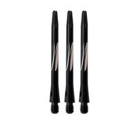 Garneck 6Pcs Alloy Flying Dart Shafts Rods Medium Length 48Mm 2BA Thread Aluminum Alloy for Club and Tournament Use