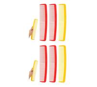 Garneck 6pcs Big Comb Wide Tooth Handmade Natural Comb for Halloween Carnival Party