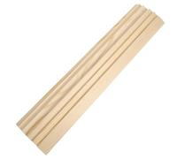Garneck 6pcs Craft Wood Bars Wooden Guide Strips Pottery Supply Reusable Pottery Tool Easy to Clean Create Intricate Designs Beige Wood
