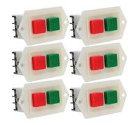 Garneck 6pcs Grinder Safety Switch with Start Stop Control Button for Drill Press Bench Drill Machine Power Off Switch Industrial Cutting Grinder Accessories
