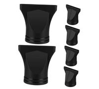 Garneck 6pcs Hair Dryer Diffuser and Nozzle for Drying Styling Plastic Hair Dryer Attachments Includes