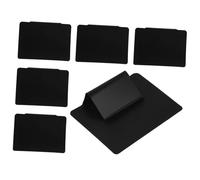 Garneck 6pcs Mini Chalkboard Signs with Hanging Design Erasable Blackboards for Food Labels Party Buffet Decorative Message Boards Smooth Writable Surface for Bakery Restaurant Display