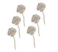 Garneck 6pcs Natural Rattan Reed Sticks Flower Rattans Fragrance Sticks for Aroma Oil Diffuser Home Relaxing Vine Diffuser for Kitchen Bedroom Living