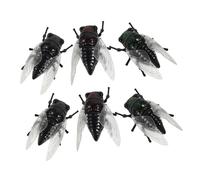 Garneck 6PCS Realistic Cicada Figurines Windup Insect Educational Nature Exploration for Garden Decor and Cognitive Development Family Fun Collection