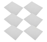 Garneck 6pcs Self-adhesive Dog Nail Scratch Pads White Abrasive Paper Replacement Boards for Puppies and Cats 9x11 Inch Pet Nail Filing Pads and Stress Reduction