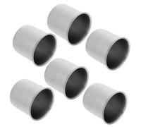 Garneck 6pcs Stainless Steel Medicine Cups Small Laboratory Measuring Cups Wear Resistant for Home Kitchen Baking and Liquid Measurement