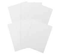Garneck 6pcs Sublimation Aluminum Photo Blanks Metal Wall Poster Frames for Heat Transfer Printing Fade Resistant DIY Signs for Home Office Party Decor