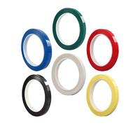 Garneck 6Pcs Violin Fingerboard Stickers Colored Adhesive Tape for Beginners, Cello and Violin Fingering Guide, Multi-Color (White, Red, Green, Black, Blue, Light Yellow) Finger Tape