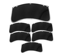 Garneck 6pcs Welding Protective Lens Replacement for Safety Helmet Clear Heat Resistant Shield for Grinding Cutting DIY Welding Tasks with Quick Replacement Design