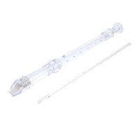 Garneck 8 Hole Abs Recorder Flute with Cleaning Rod and Manual, Easy Cleaning and Labor-saving Playing for Performance and Stage Use, for Beginners and Music Enthusiasts