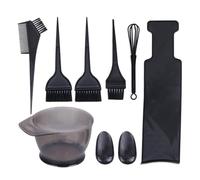 Garneck 8pcs Hair Coloring Kit with Plastic Hair Dye Bowl Large Dying Board and Brushes and Professional Salon Use Practical and Easy to Carry