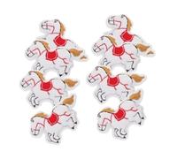 Garneck 8pcs Plush Horse Brooch Charms DIY Pendant Accessories for Bags Scarves Clothes Creative Animal Doll Charms Crafting Material for Personal Style