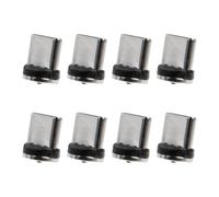 Garneck 8pcs Portable Type C Magnetic USB C Adapter Set with Pvc Material Featuring Magnetic Adsorption and 360 Degree Rotation for Fast Charging and Data Transfer