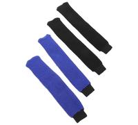Garneck Absorbent Racket Grip Cover 4pcs Knitted Microfiber Slip Racquet Grip, Elastic Design, Enhances Grip Stability, for Racket Handle Practice and Training